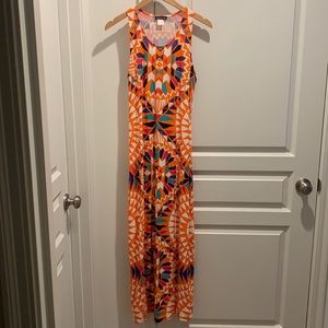 Long, colorful, cute dress! Worn 1x.